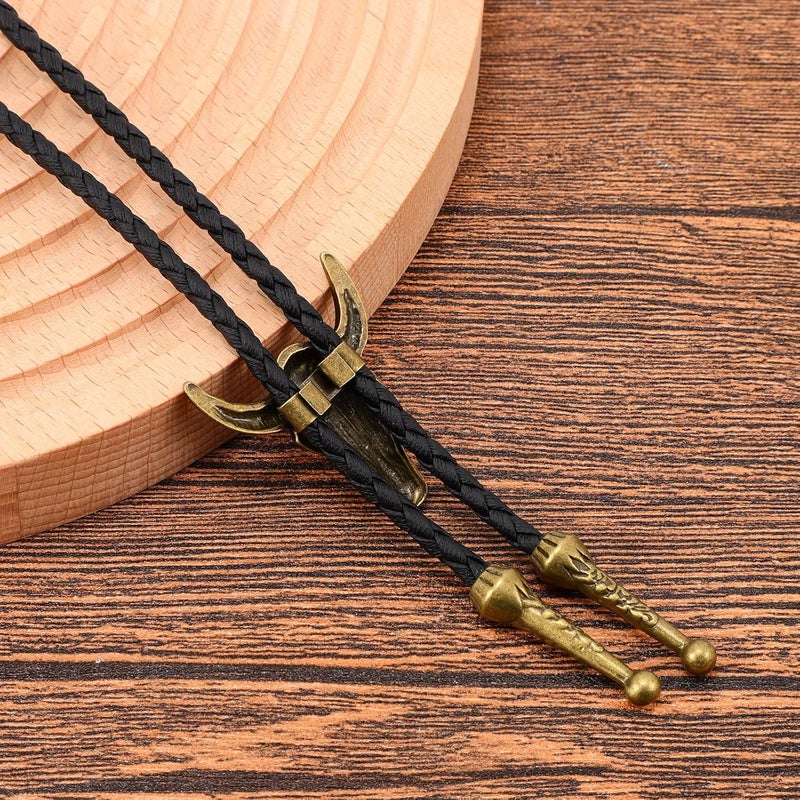 Sansths Bolo Tie for Men Cowboy Tie Native American Retro Western Necklace Cowboy Cowgirl Accessories for Men Women - Image 3